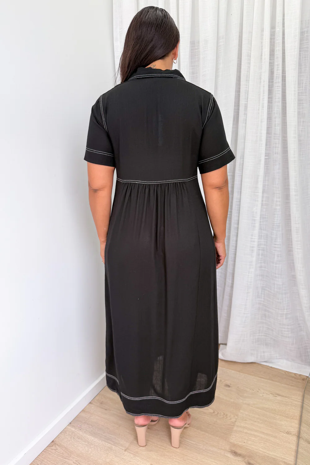 Blair Dress - Black - Image 8