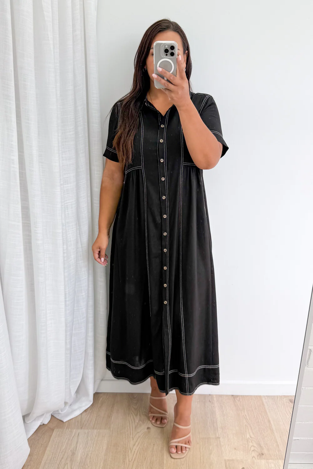 Blair Dress - Black - Image 9