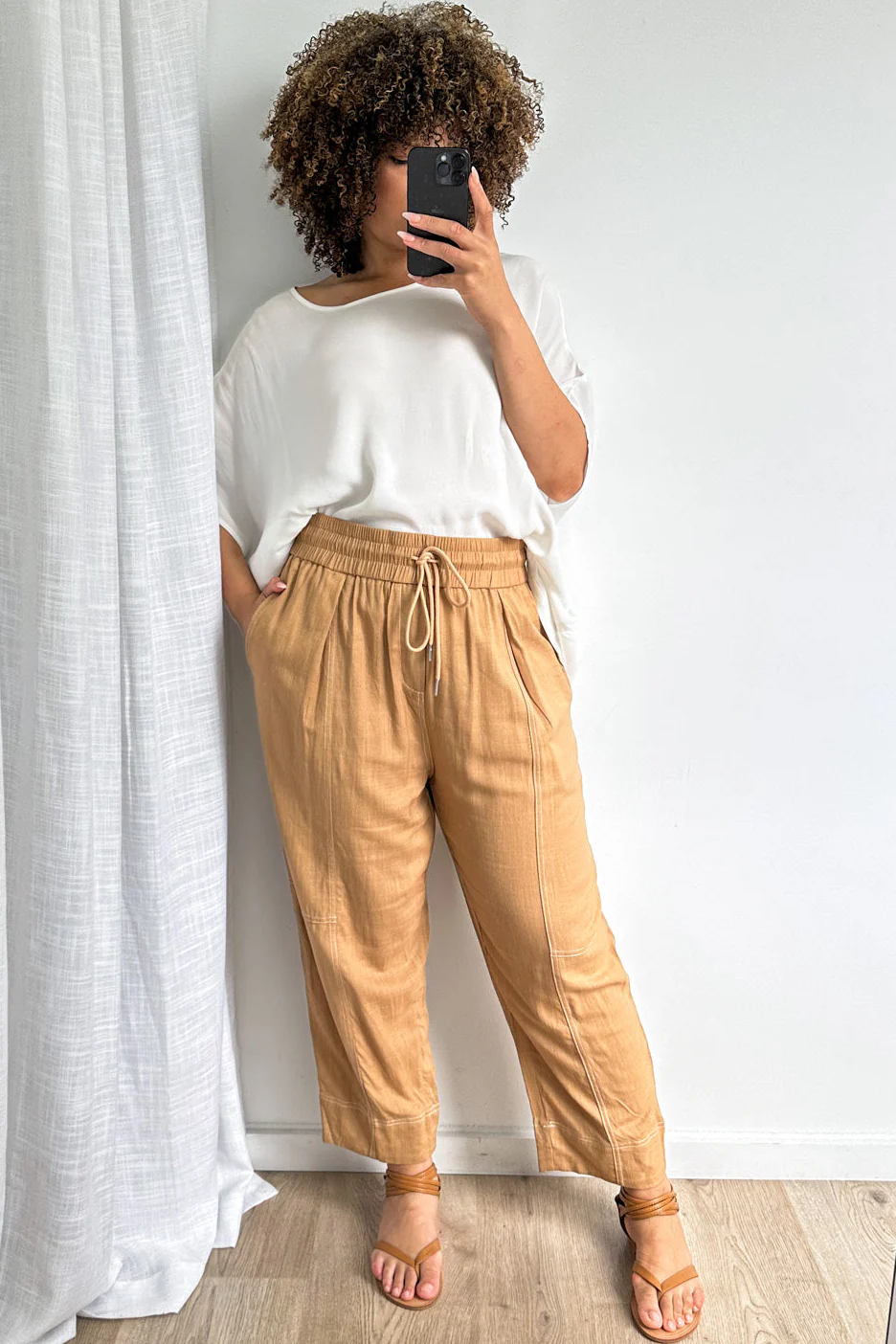 Blair Pants - Caramel - Image 9