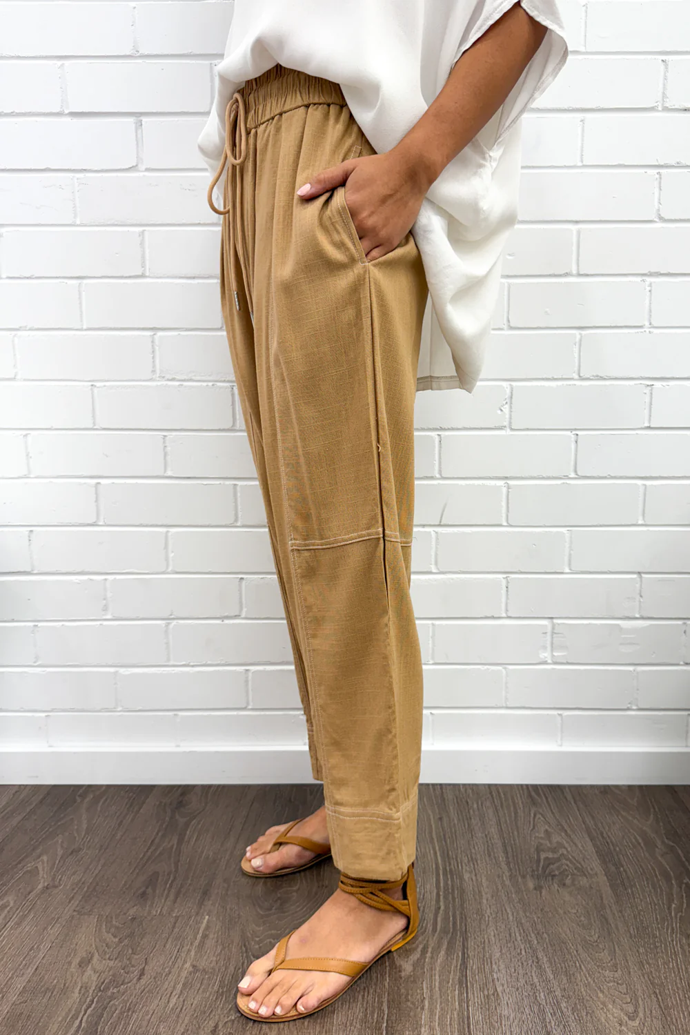 Blair Pants - Caramel - Image 3