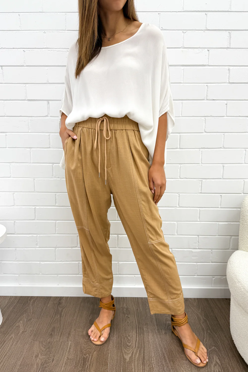 Blair Pants - Caramel - Image 6