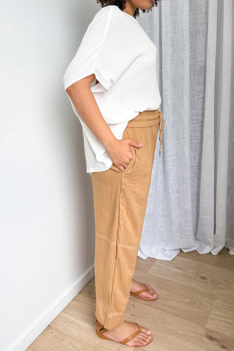 Blair Pants - Caramel - Image 8