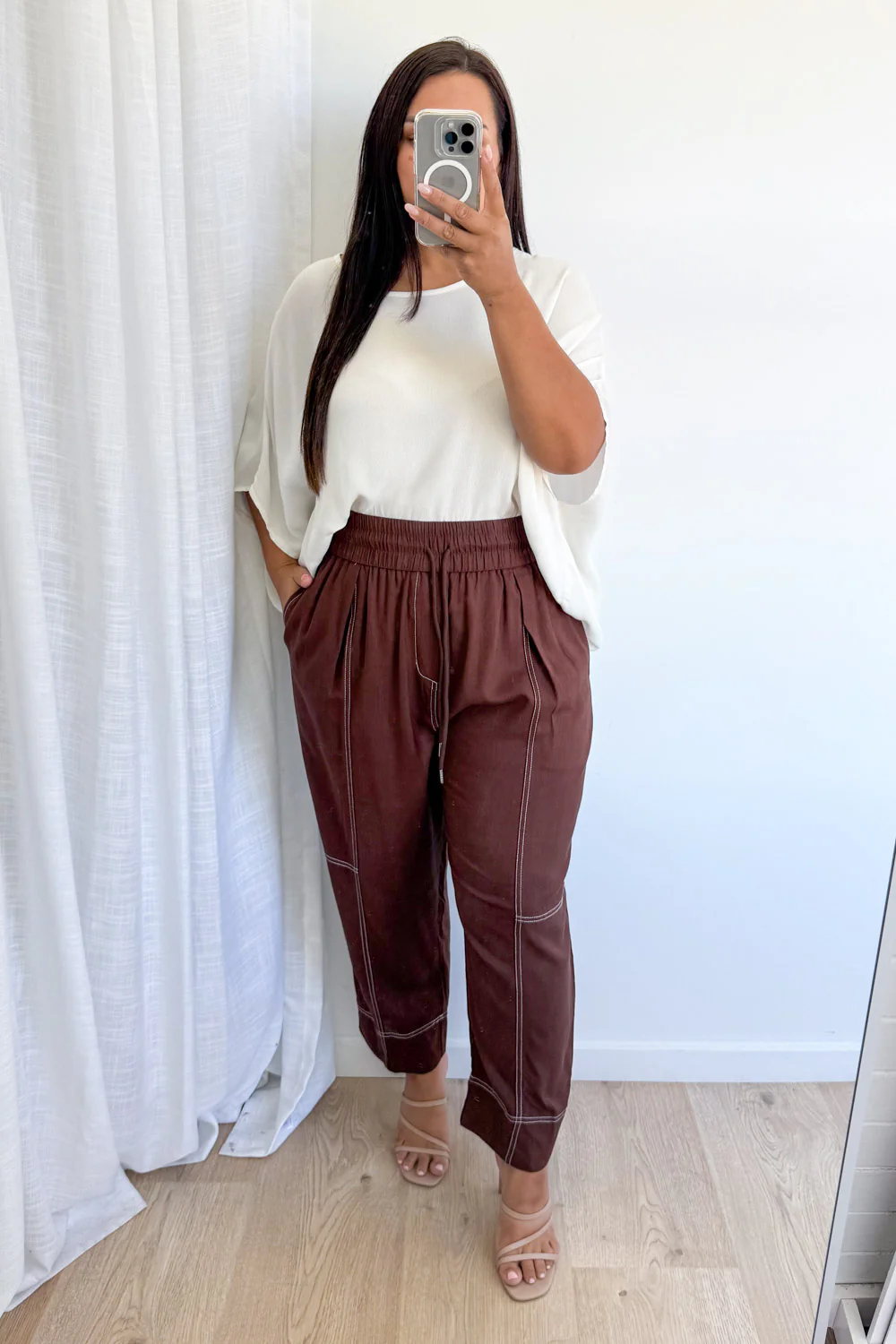 Blair Pants - Chocolate - Image 10