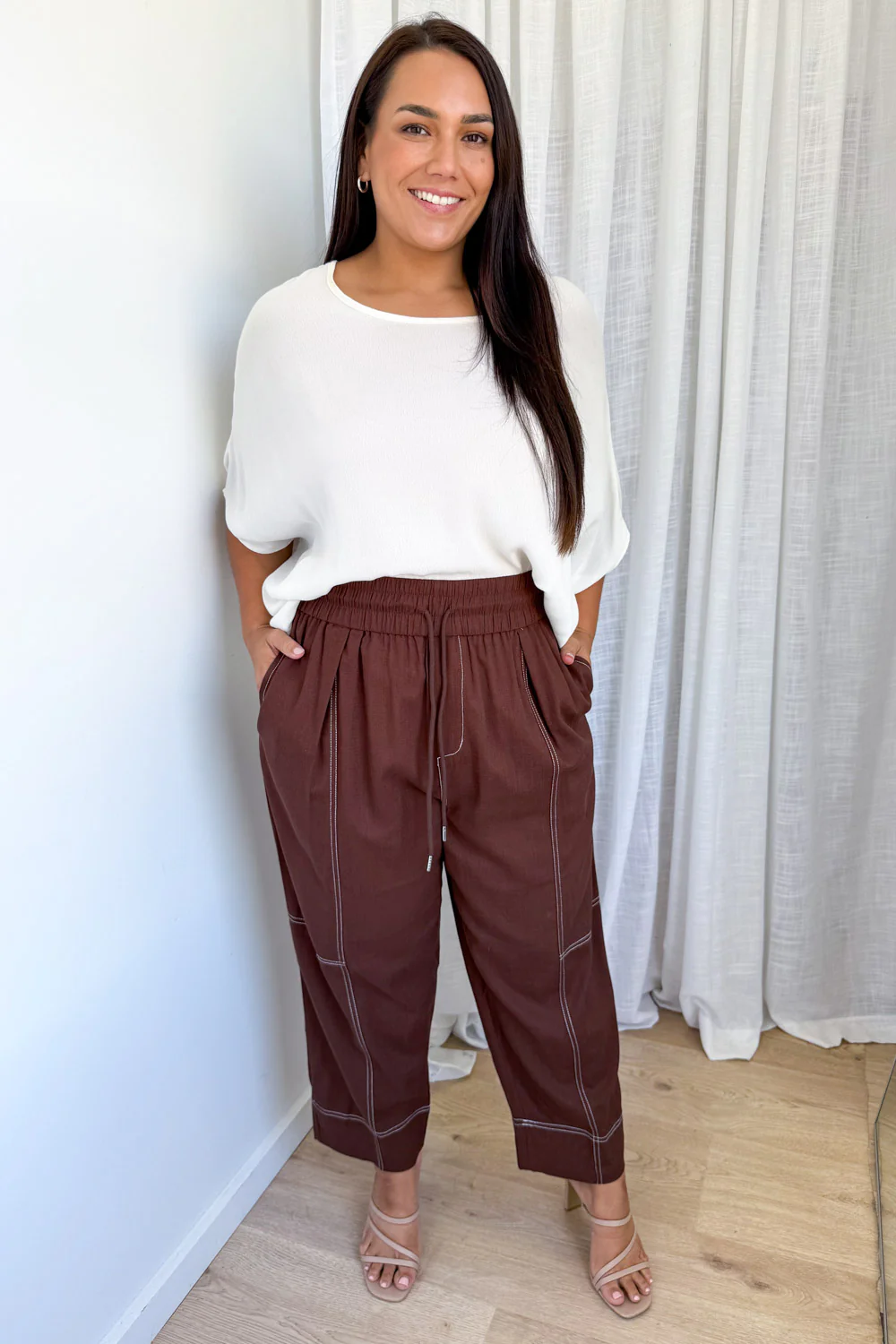 Blair Pants - Chocolate - Image 7