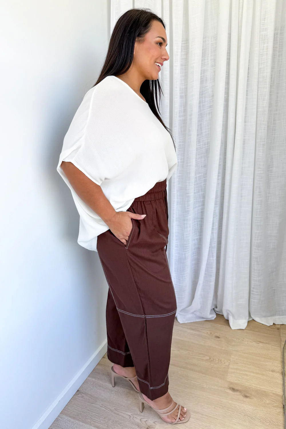 Blair Pants - Chocolate - Image 8