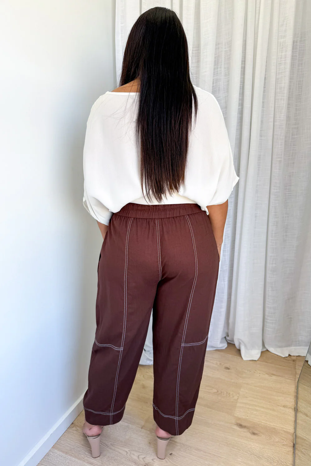 Blair Pants - Chocolate - Image 9