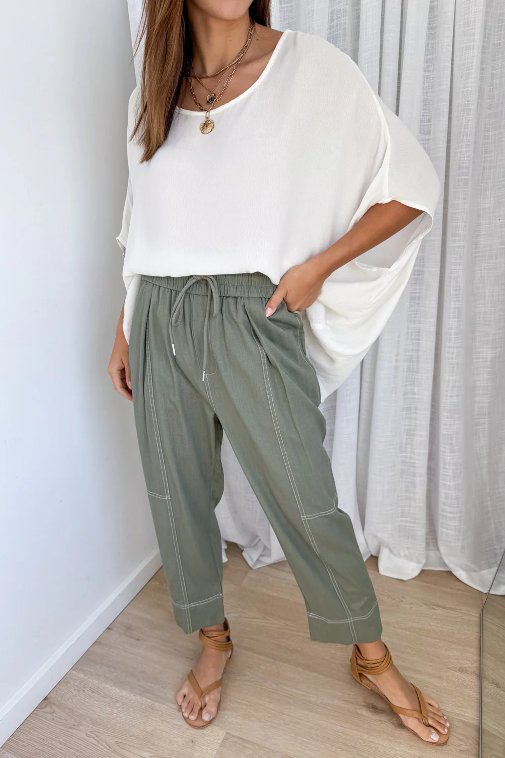 Blair Pants - Khaki - Image 3
