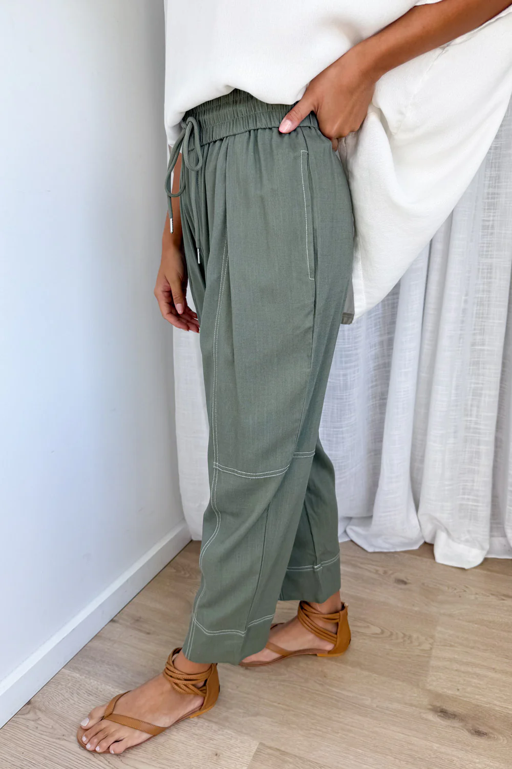Blair Pants - Khaki - Image 4