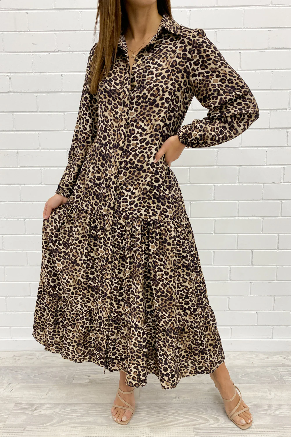 Blaise Dress - Leopard - Image 2