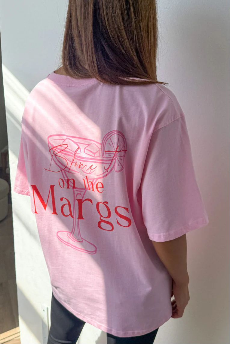 Blame It On The Margs Oversized Tee - Image 2