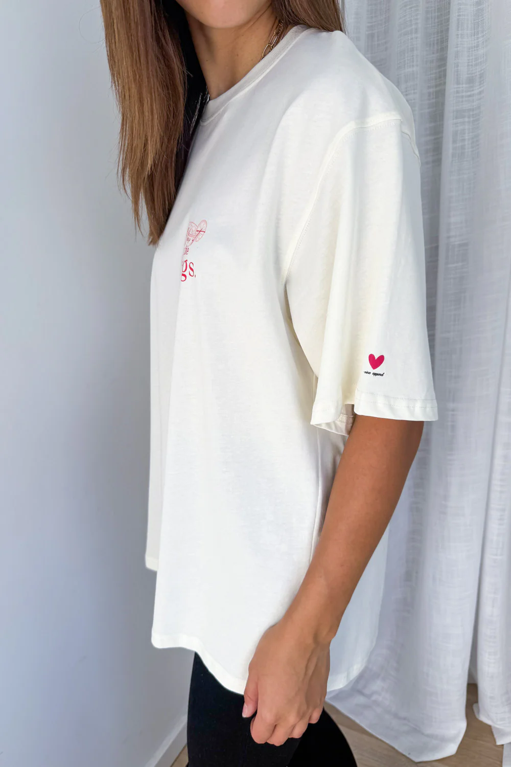 Blame It On The Margs Oversized Tee - Cream - Image 8
