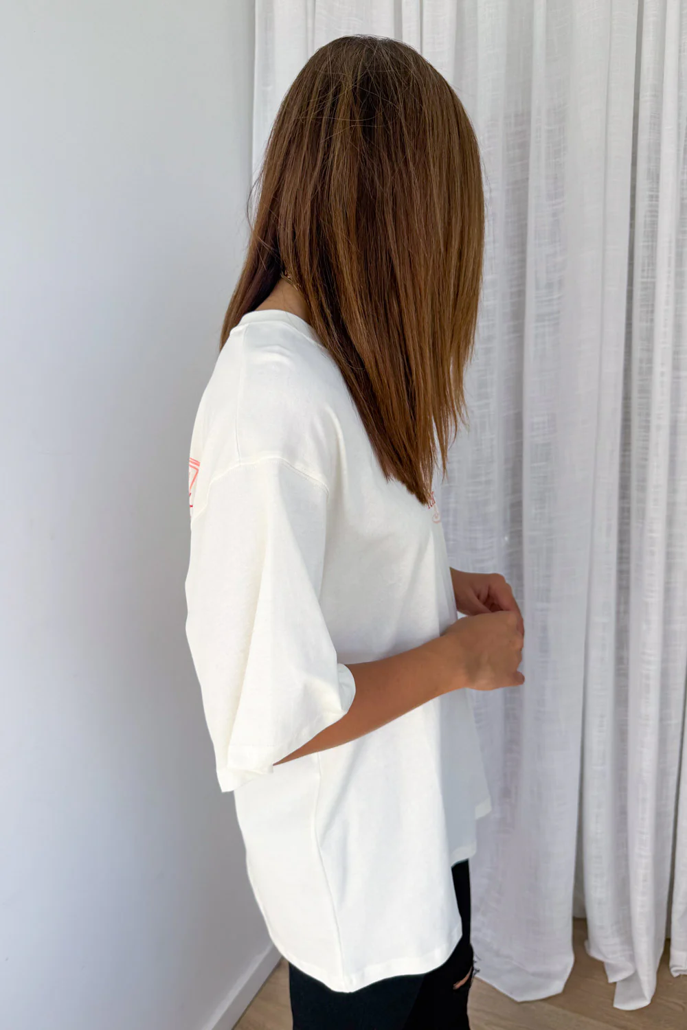 Blame It On The Margs Oversized Tee - Cream - Image 9