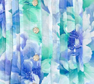 Botanic Blouse - Blue Turquoise Floral - Image 9