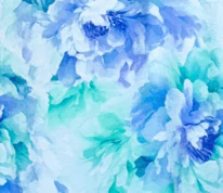Botanic Dress - Blue Turquoise Floral - Image 7