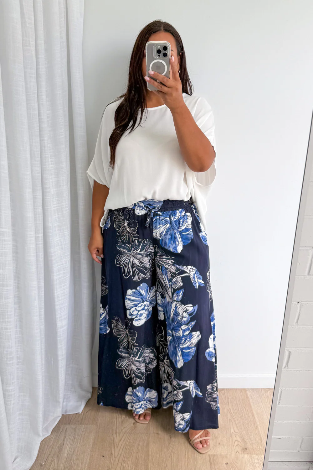 Brooke Pants - Blue Flower - Image 11