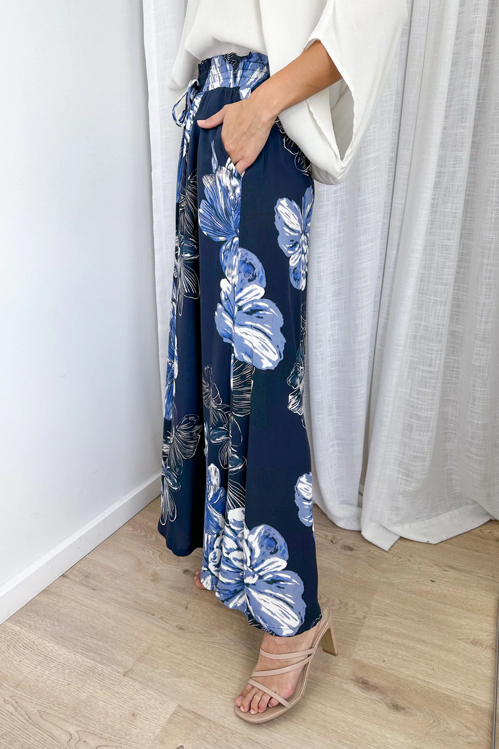 Brooke Pants - Blue Flower - Image 4