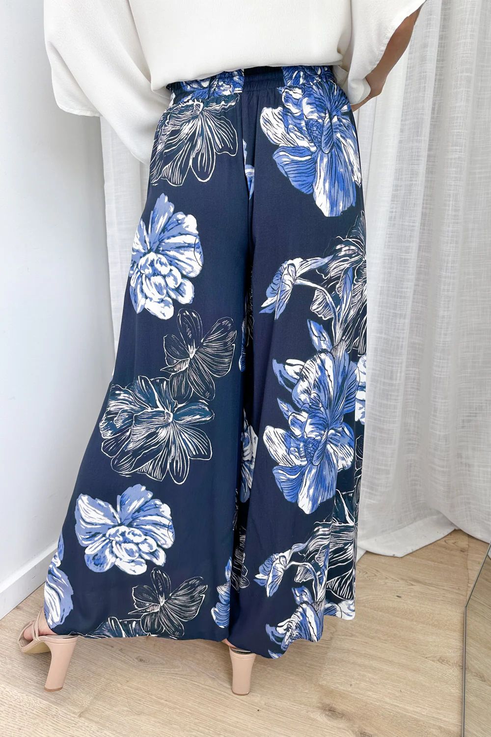 Brooke Pants - Blue Flower - Image 6