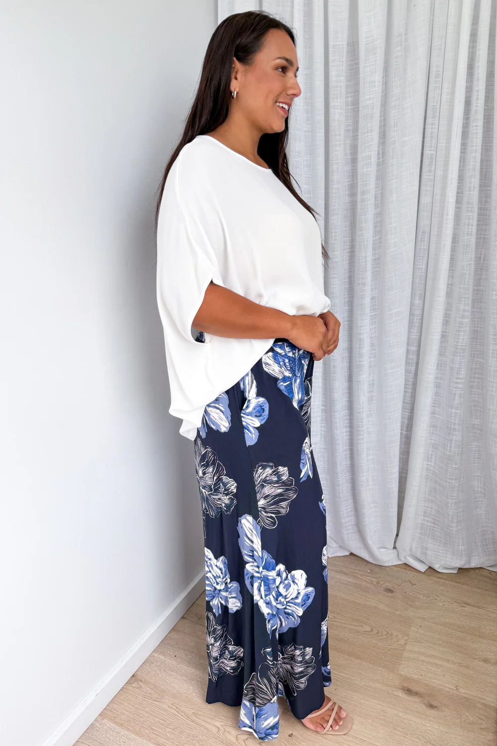 Brooke Pants - Blue Flower - Image 9