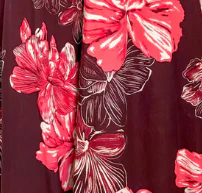 Brooke Pants - Burgundy Red Flower - Image 7
