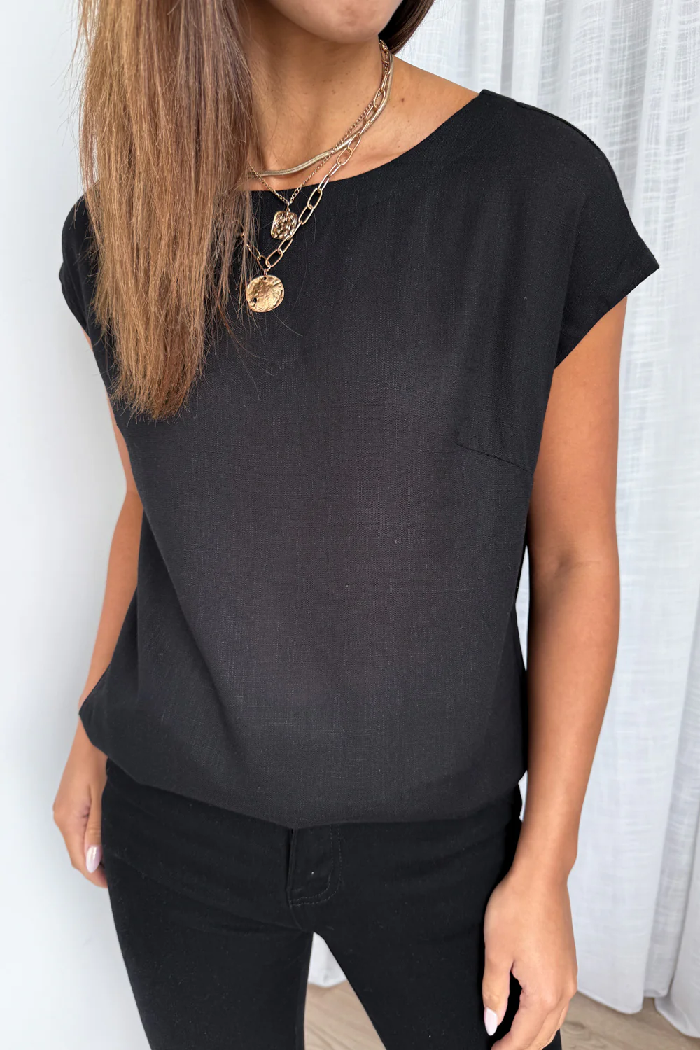 Brynlee Top - Black - Image 3