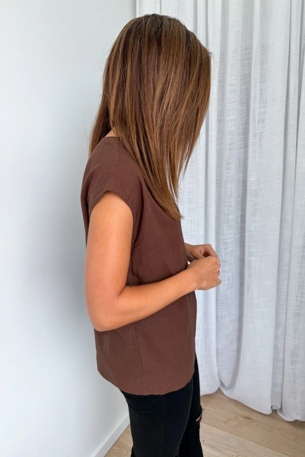 Brynlee Top - Chocolate - Image 6