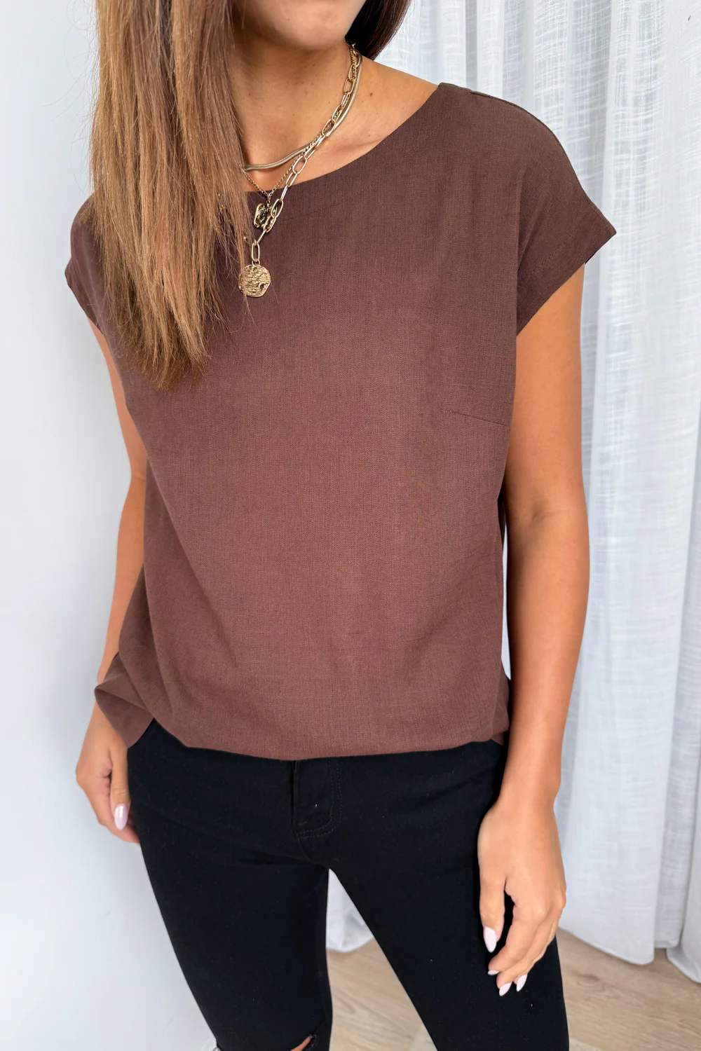 Brynlee Top - Chocolate - Image 8