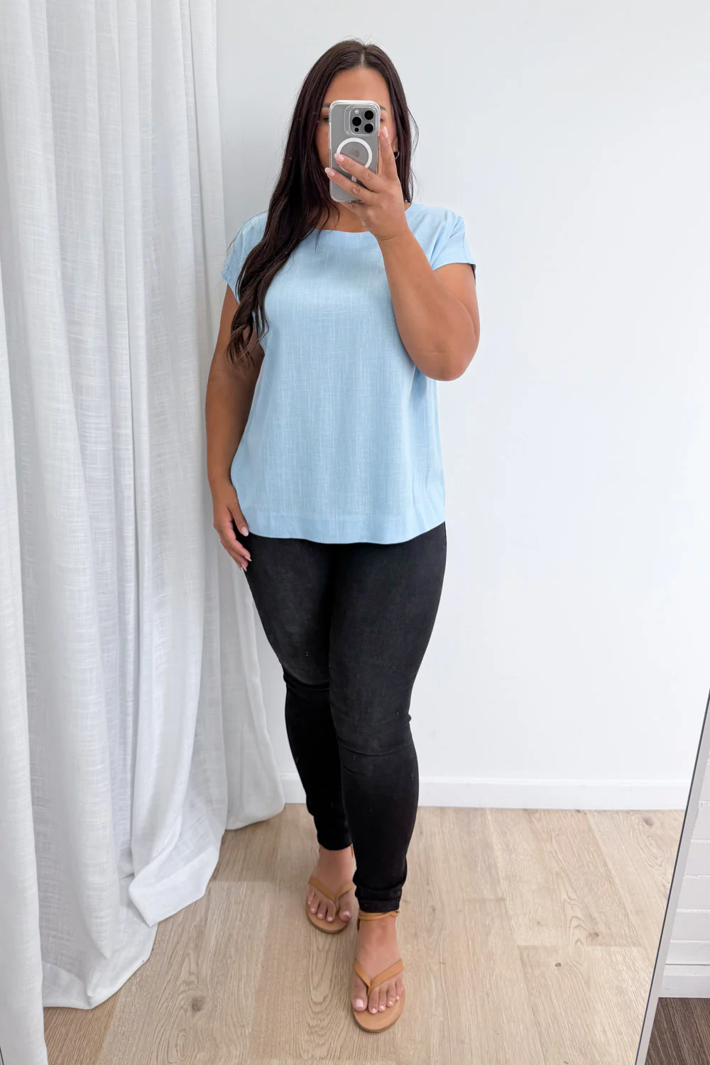 Brynlee Top - Pale Blue - Image 10
