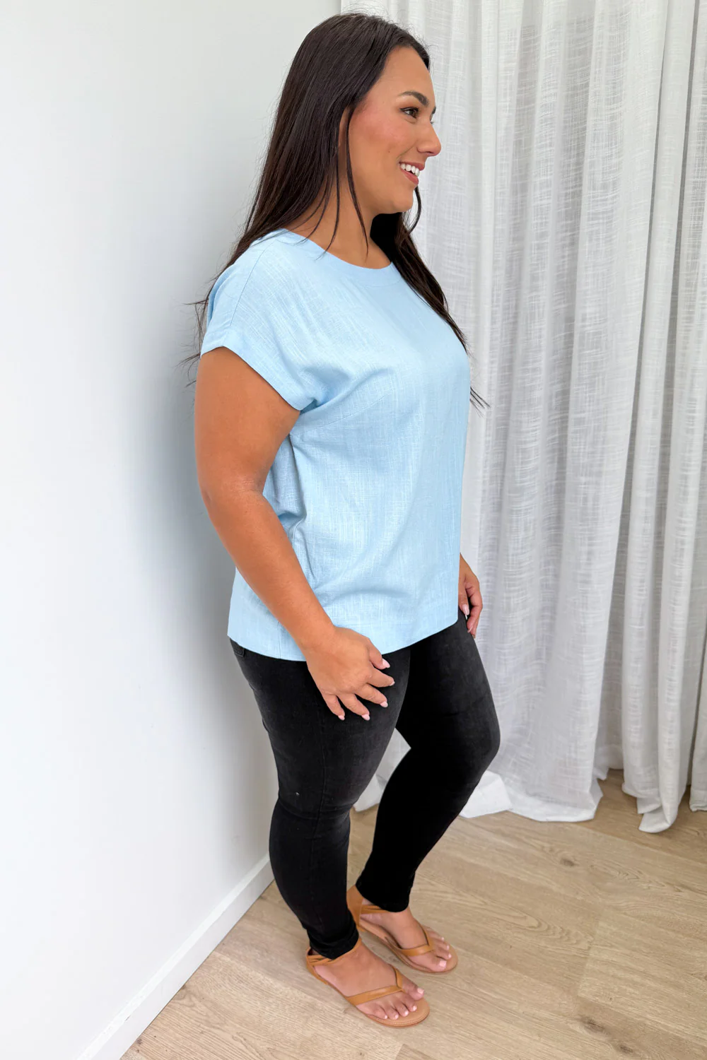 Brynlee Top - Pale Blue - Image 11