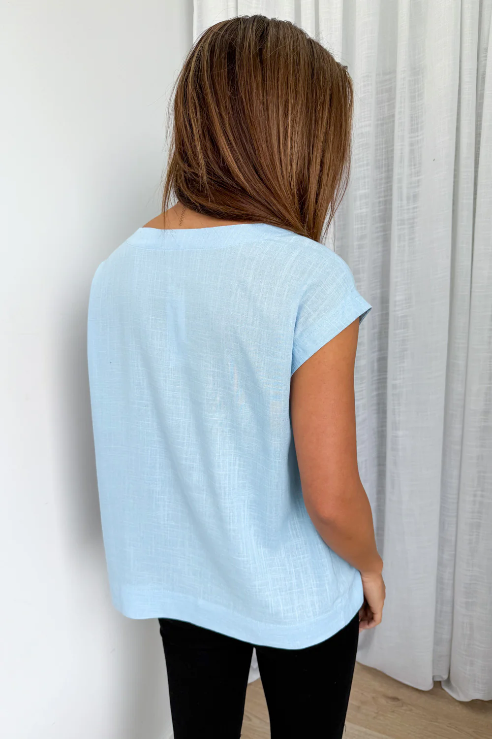 Brynlee Top - Pale Blue - Image 6
