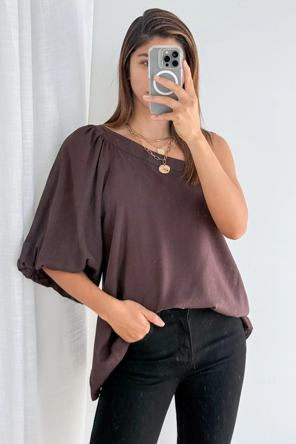 Cairo Top - Chocolate - Image 8