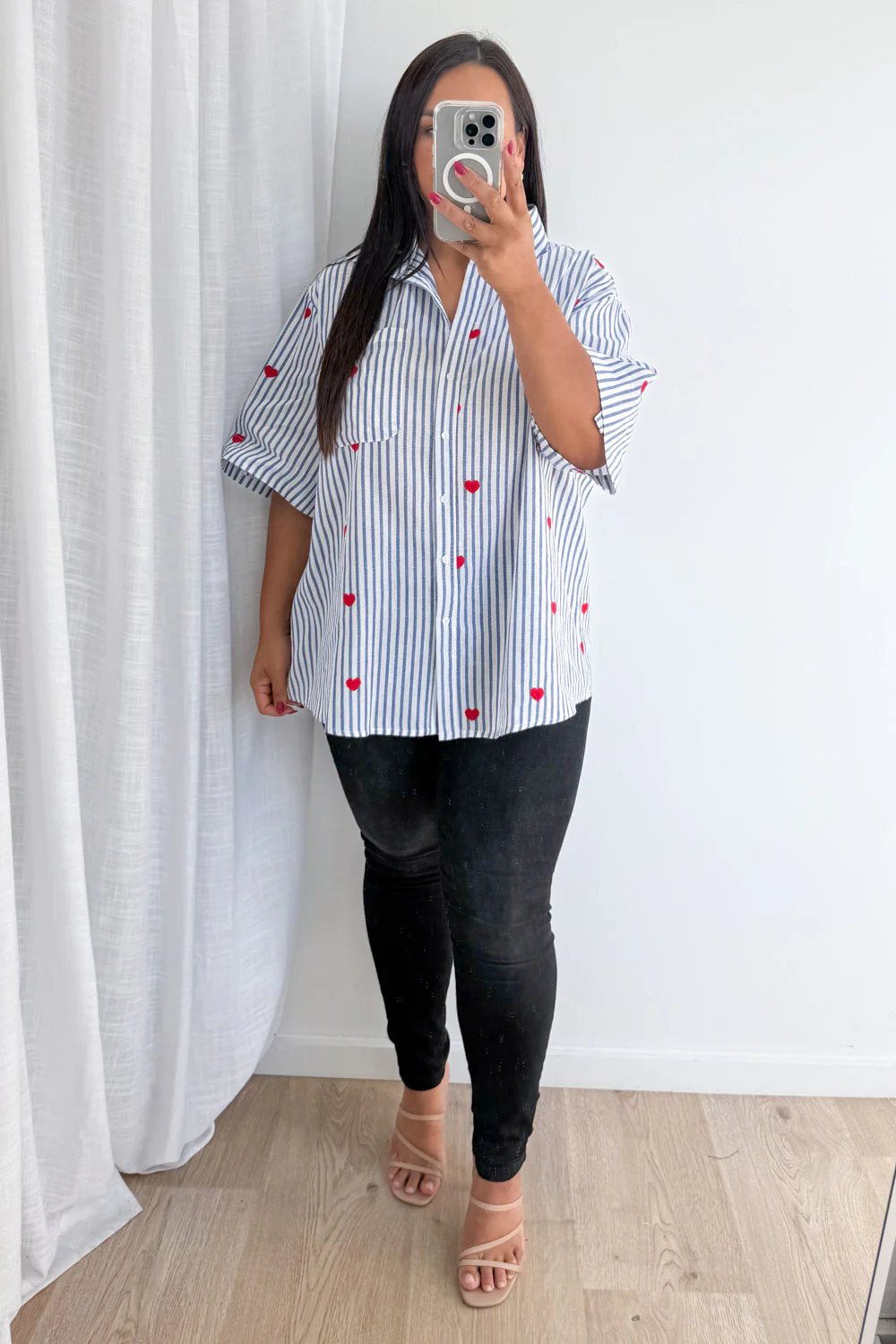 Cam Shirt - Blue Stripe - Image 15