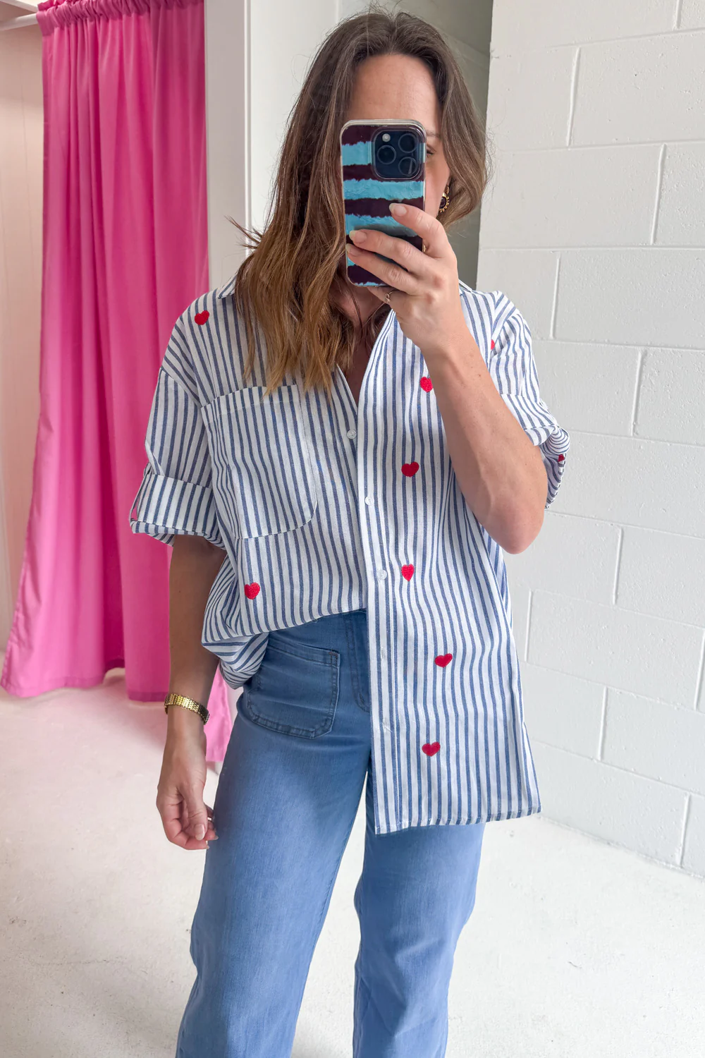 Cam Shirt - Blue Stripe - Image 16
