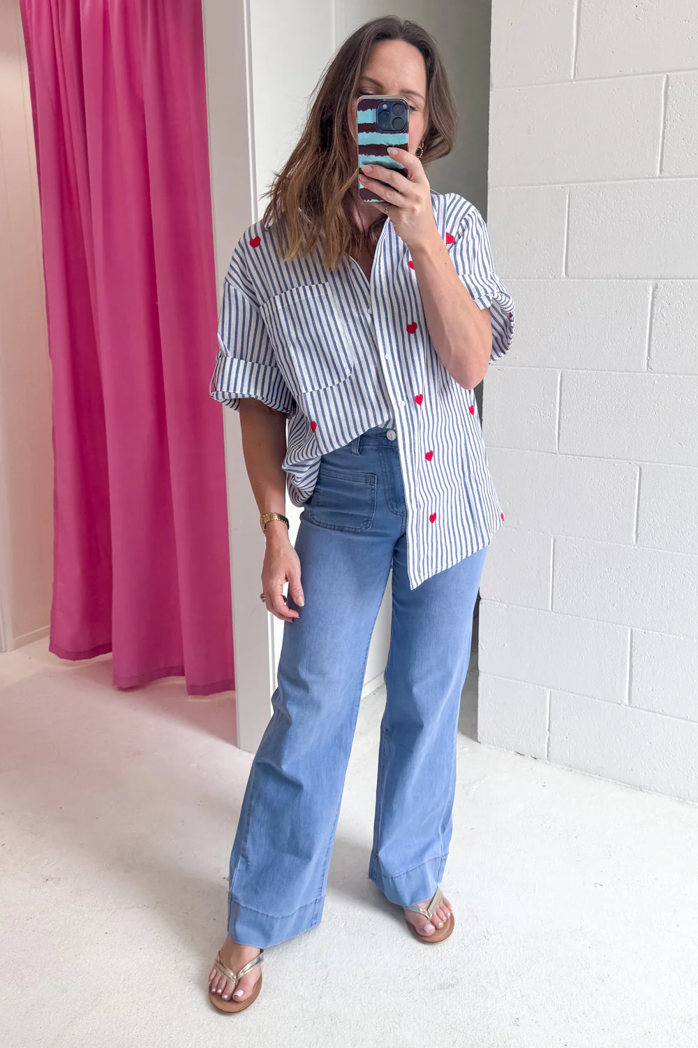 Cam Shirt - Blue Stripe - Image 17