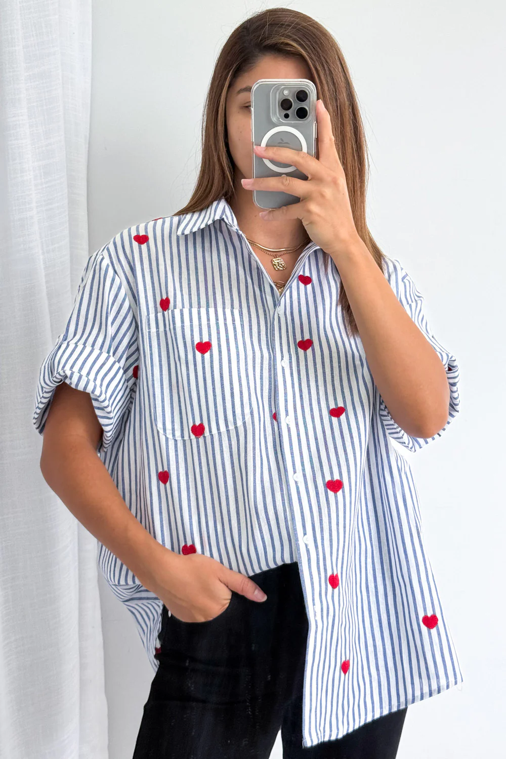 Cam Shirt - Blue Stripe - Image 4