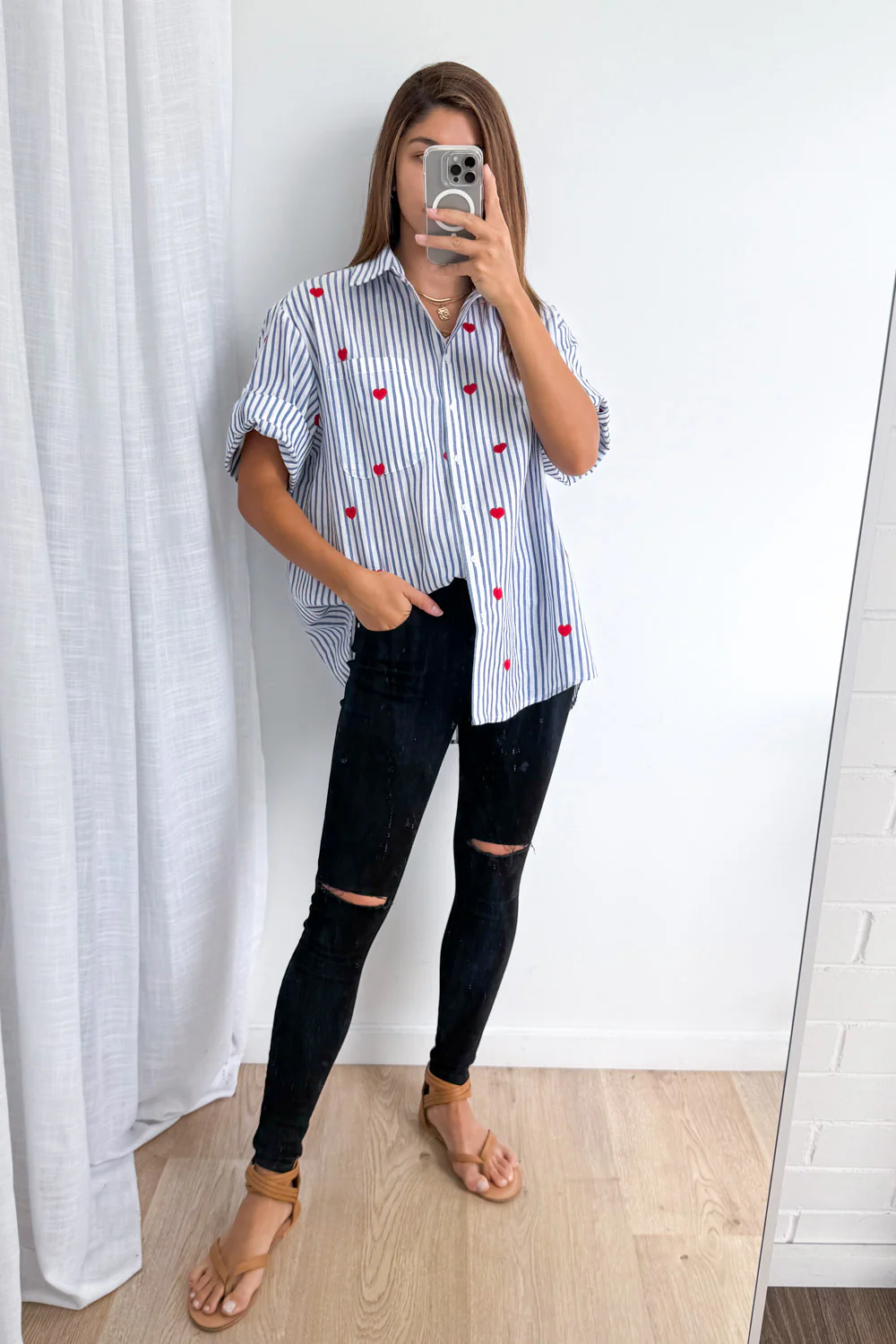 Cam Shirt - Blue Stripe - Image 8