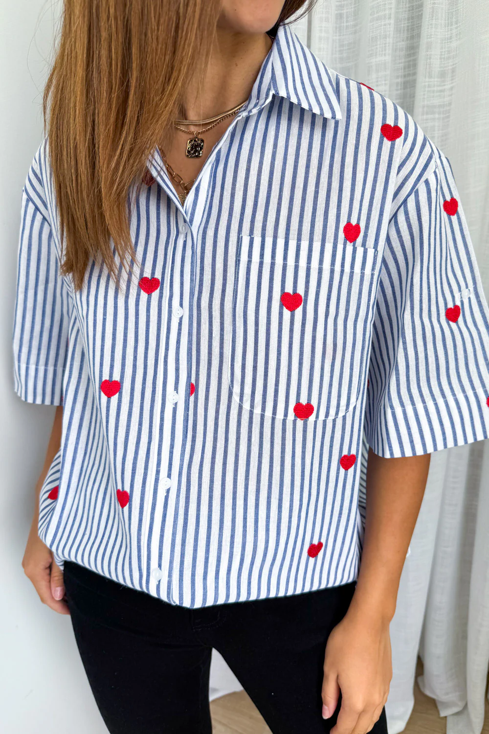 Cam Shirt - Blue Stripe - Image 9