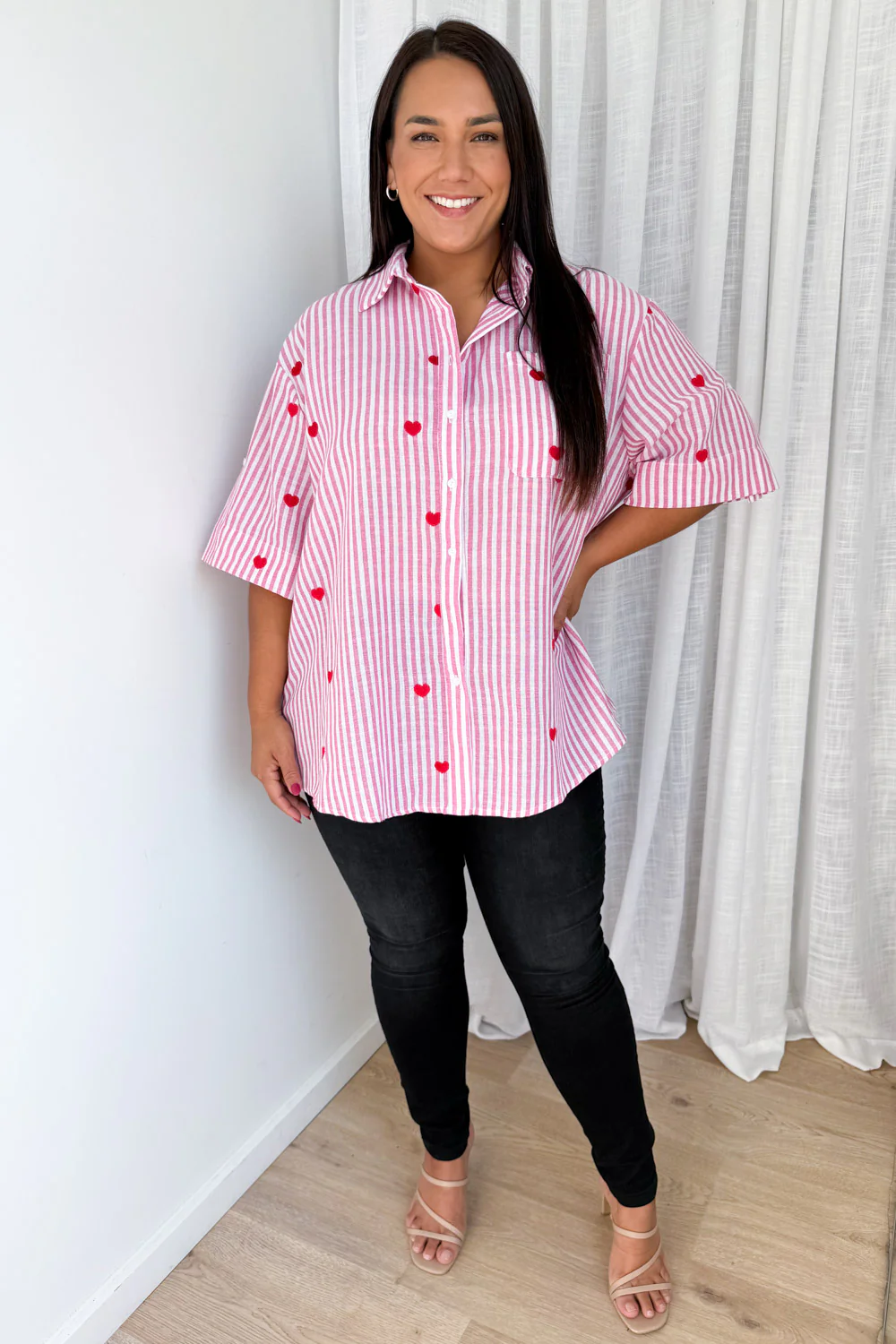 Cam Shirt - Pink Stripe - Image 12