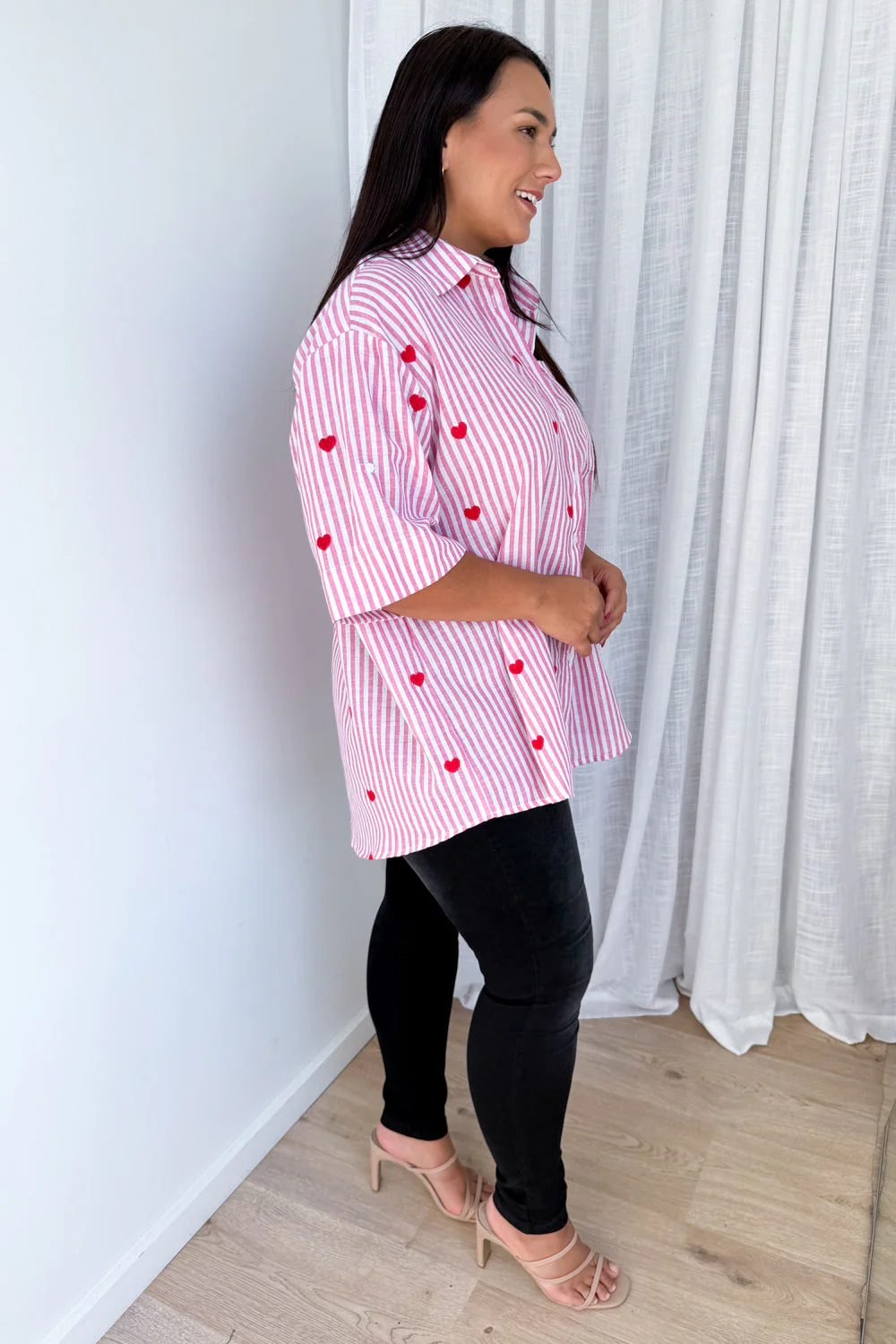 Cam Shirt - Pink Stripe - Image 13