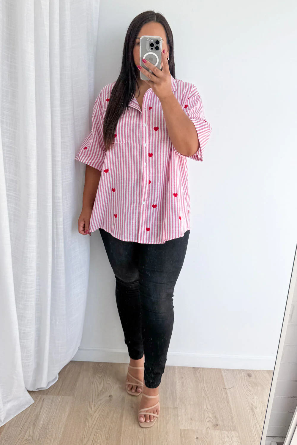 Cam Shirt - Pink Stripe - Image 15