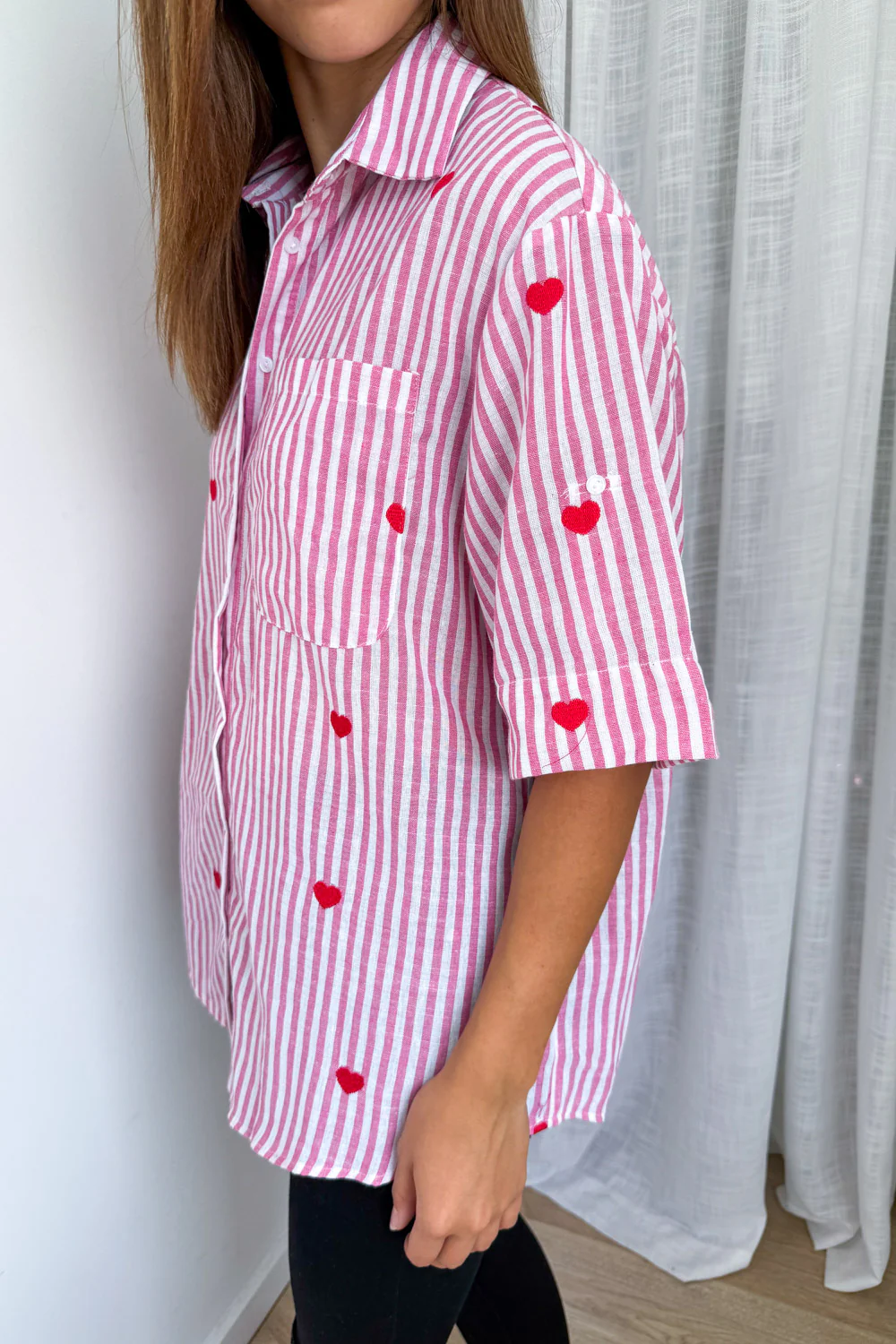 Cam Shirt - Pink Stripe - Image 8