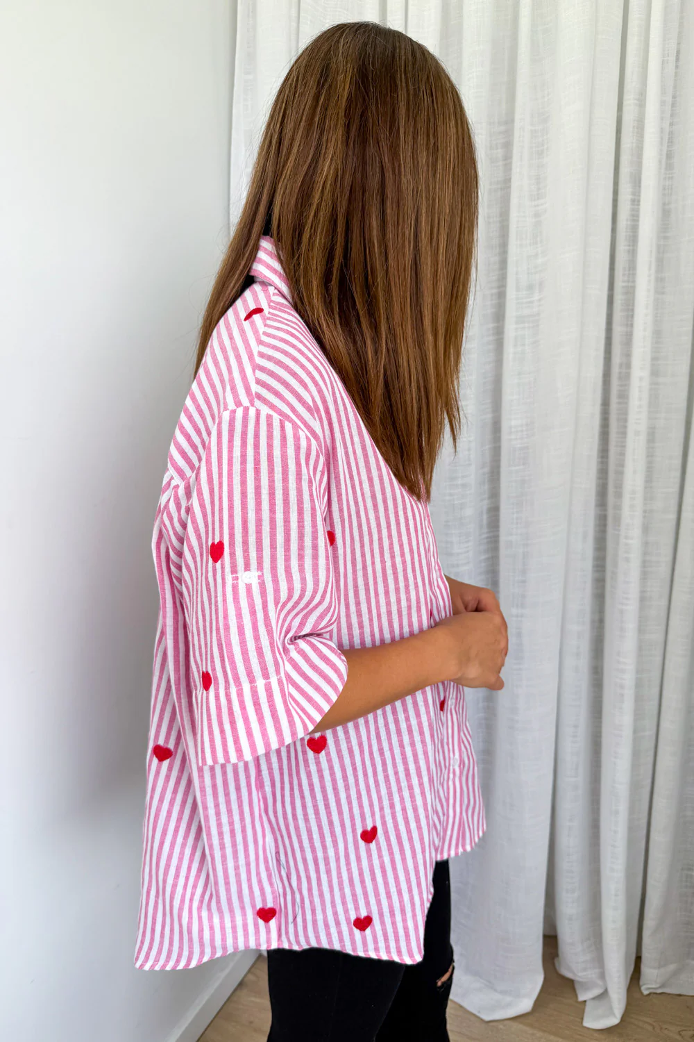 Cam Shirt - Pink Stripe - Image 9