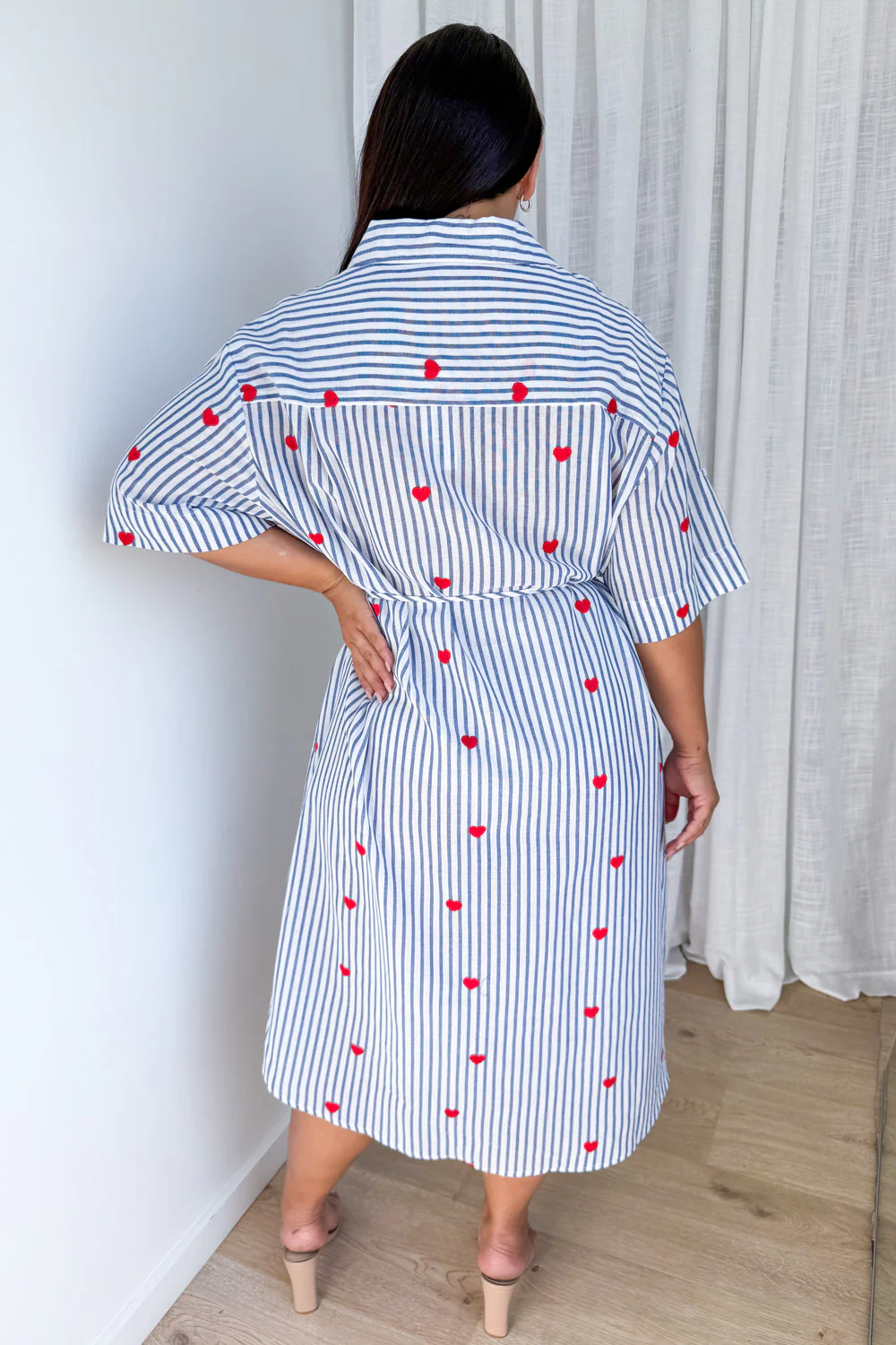 Camden Dress - Blue Stripe - Image 10