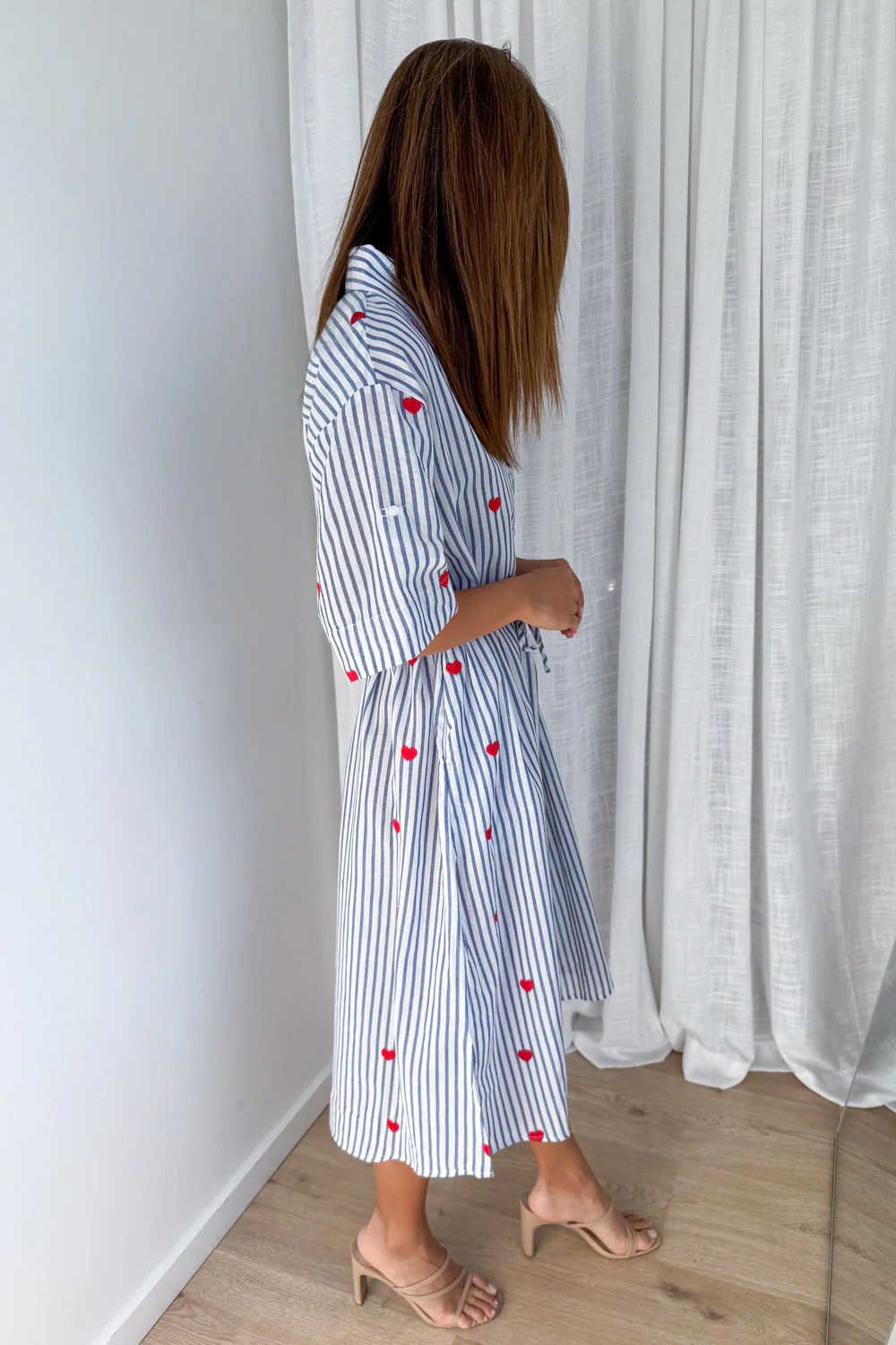 Camden Dress - Blue Stripe - Image 4