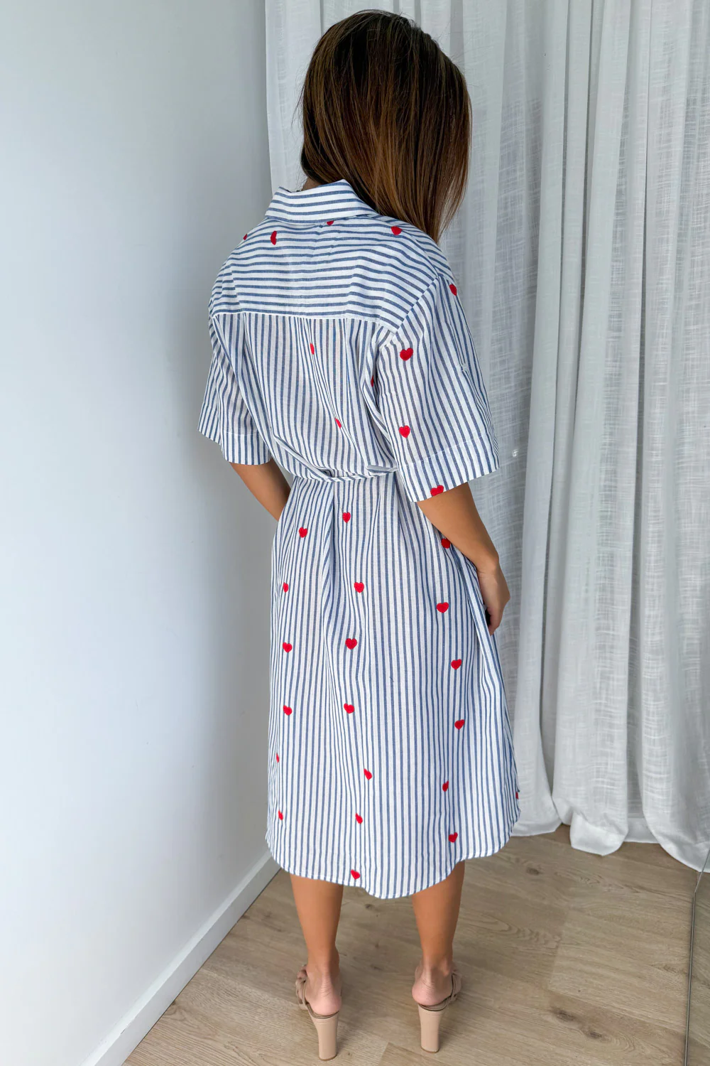 Camden Dress - Blue Stripe - Image 5
