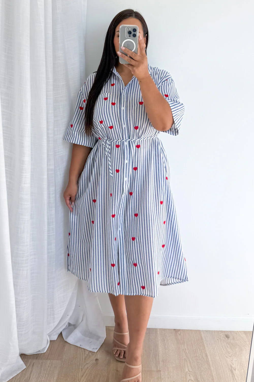 Camden Dress - Blue Stripe - Image 7