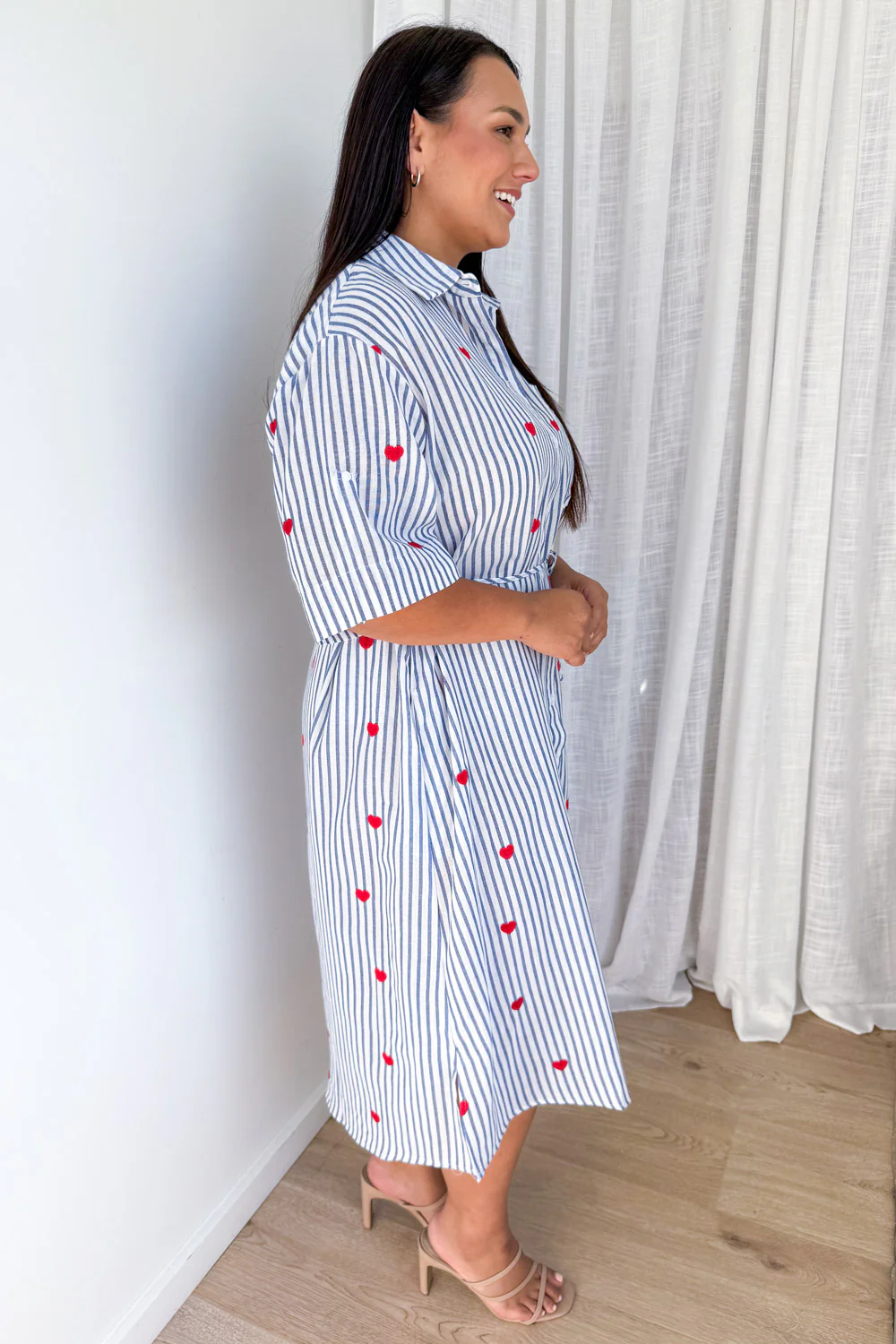 Camden Dress - Blue Stripe - Image 9