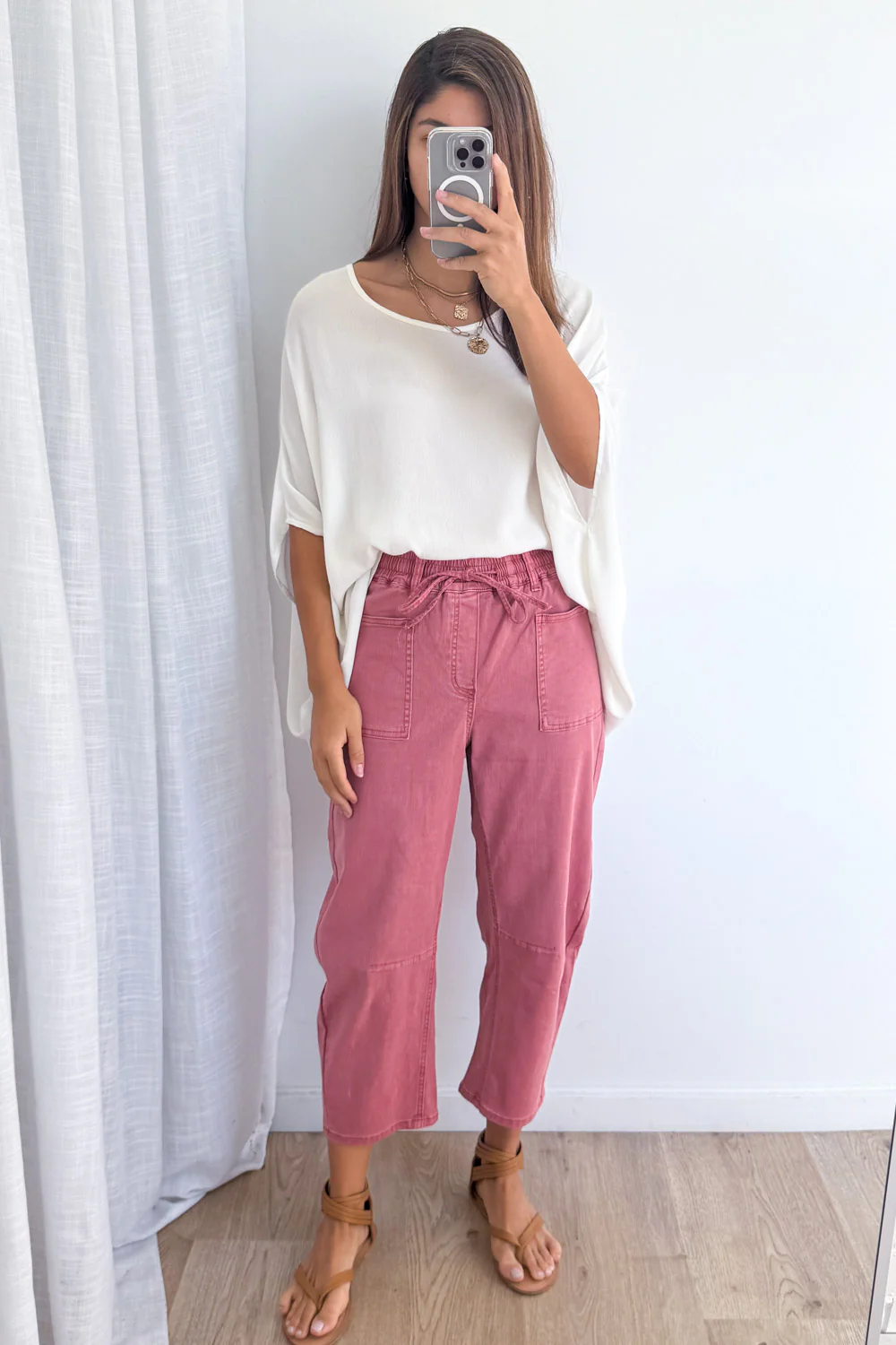 Camilla Crop Barrel Leg Jeans - Image 5