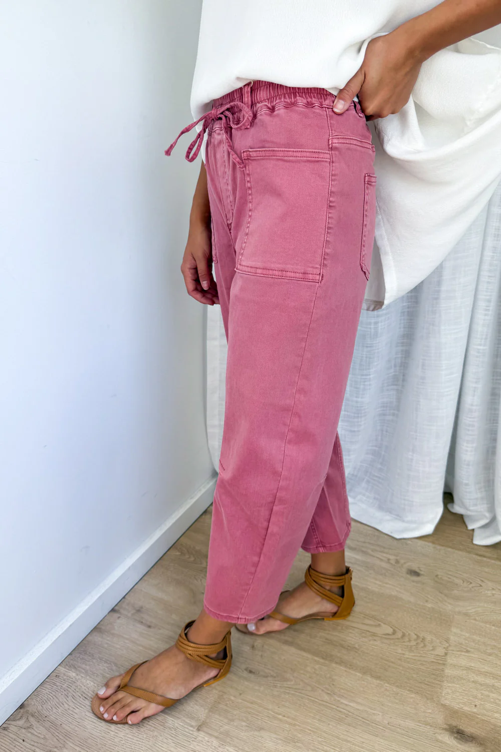 Camilla Crop Barrel Leg Jeans - Image 6
