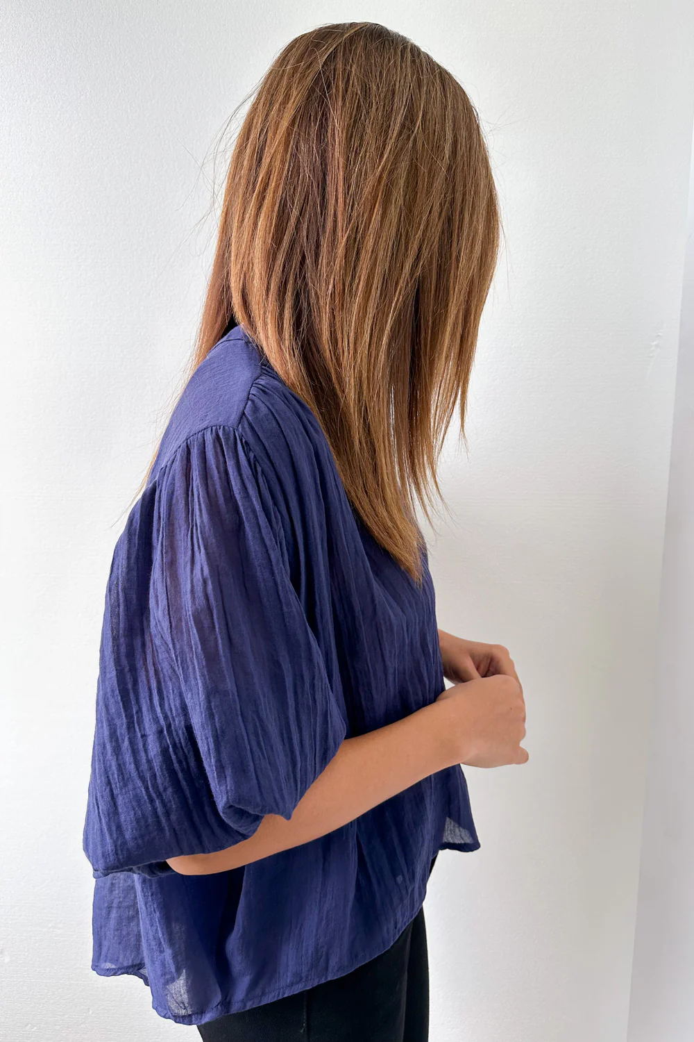 Camryn Shirt - Navy - Image 4