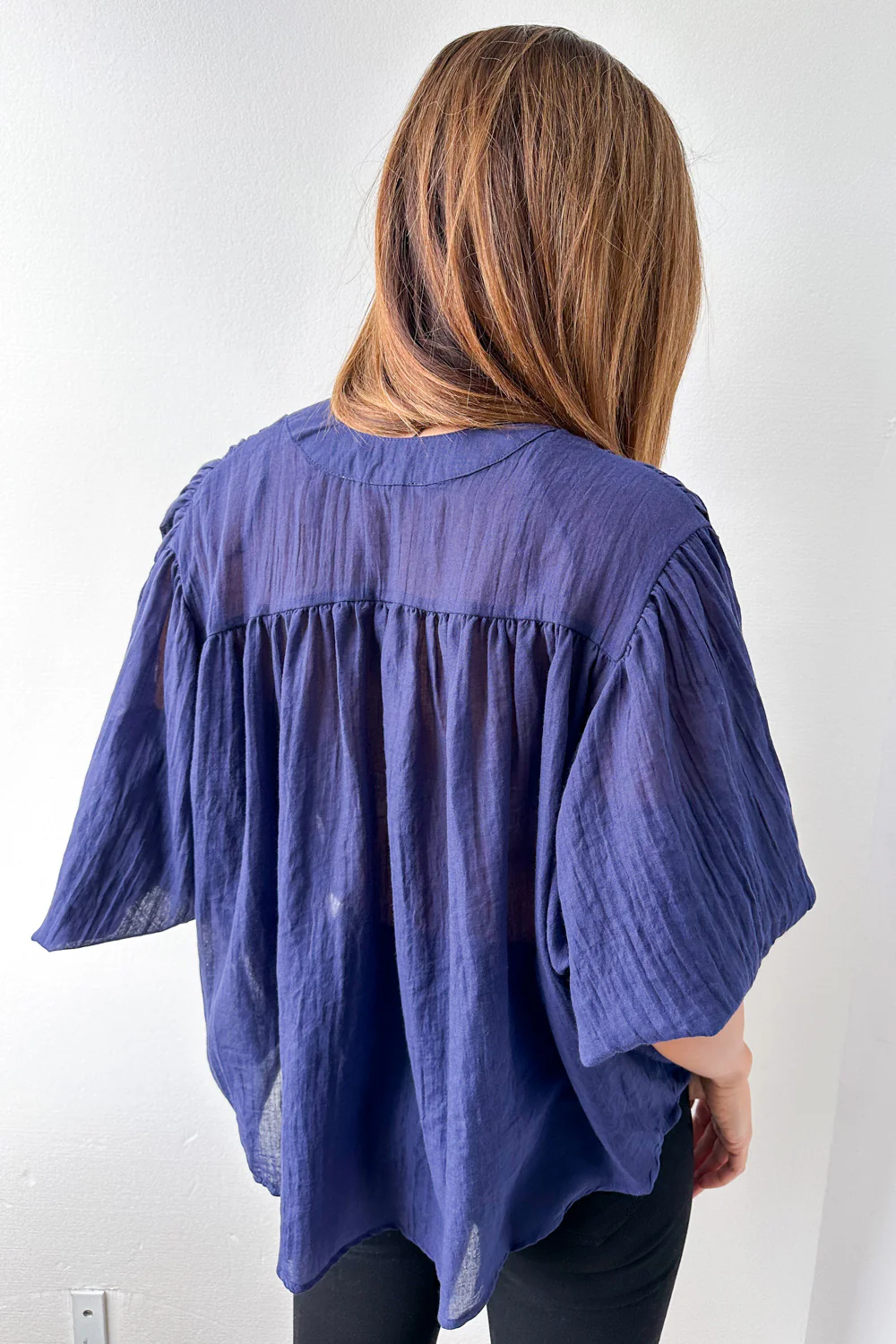 Camryn Shirt - Navy - Image 5